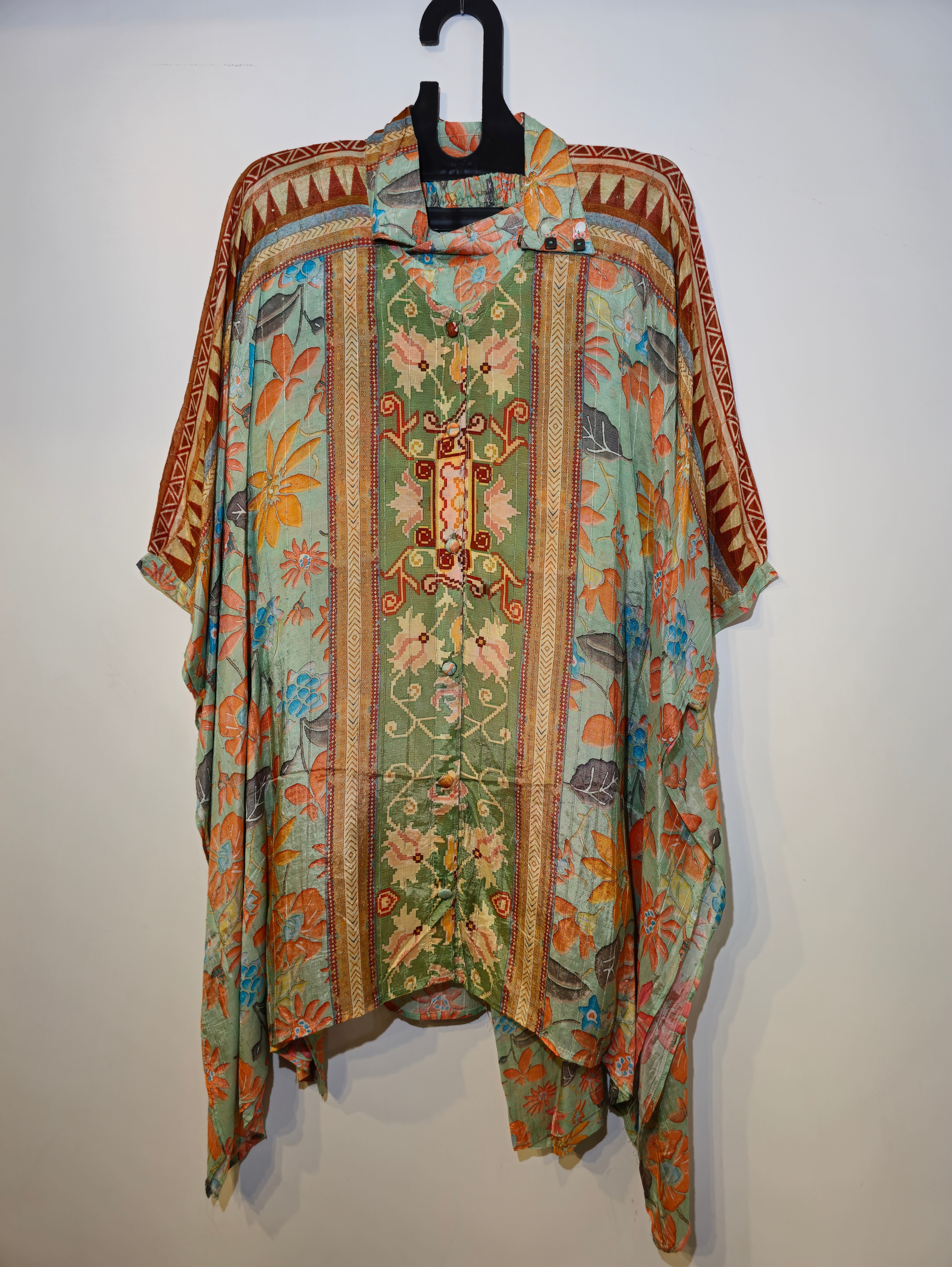 Designer Kaftan Muslin Coord Set