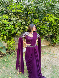 Image of Georgette Traditional 3 Piece