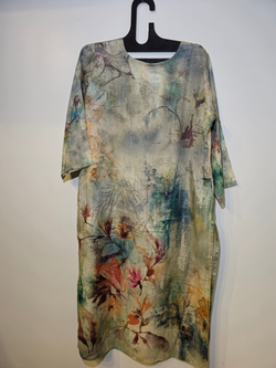 Image of Designer Muslim SIlk Straight Kurti