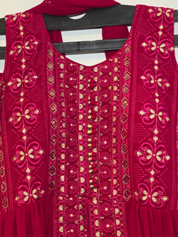 Image of Designer Georgette Traditional 3 Piece