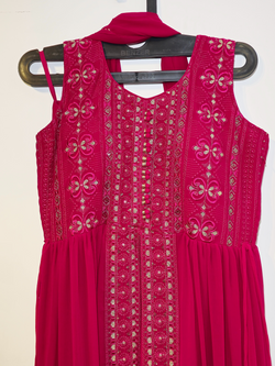 Image of Designer Georgette Traditional 3 Piece