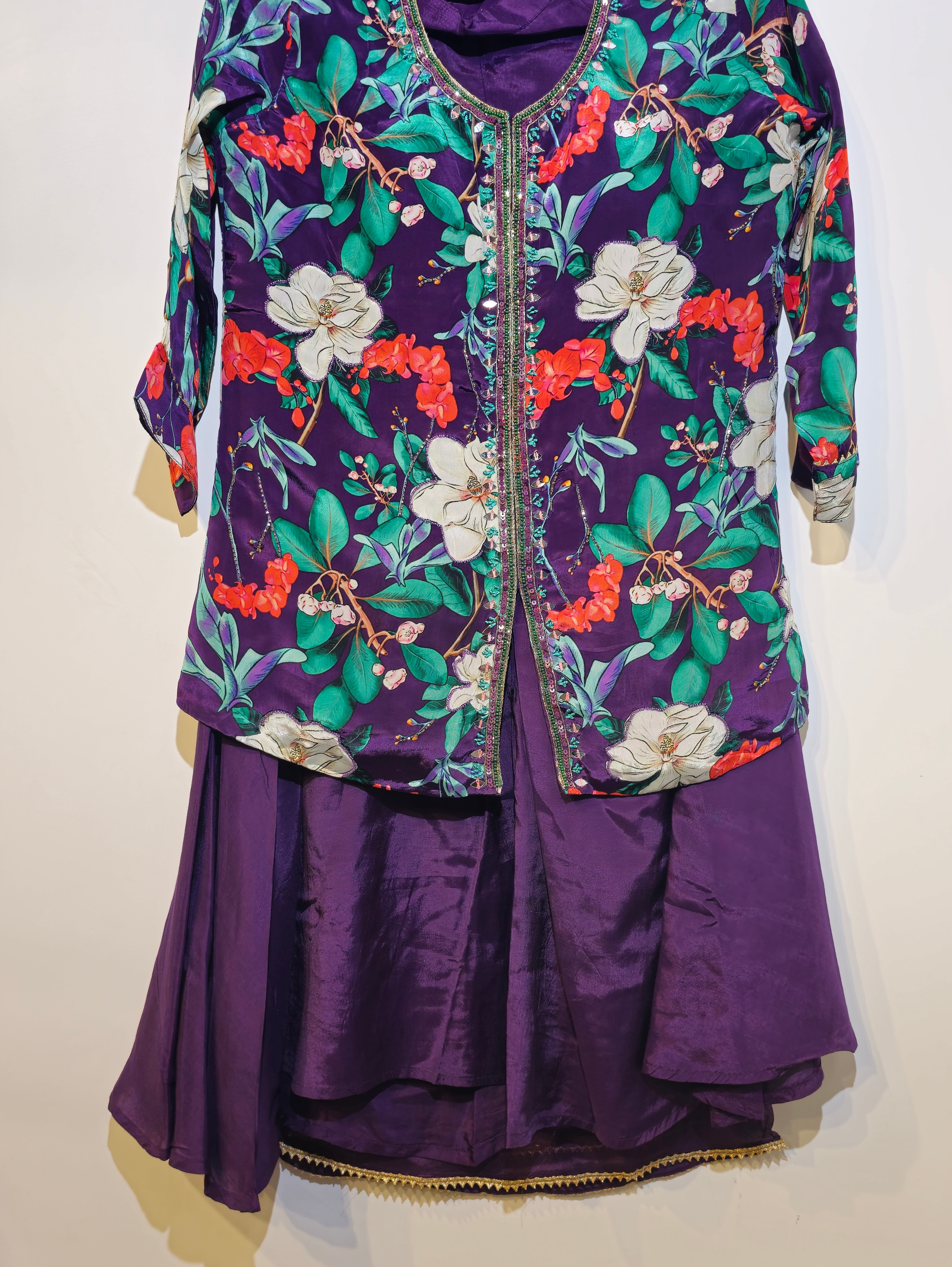 Designer Georgette Set with work - 3 Piece