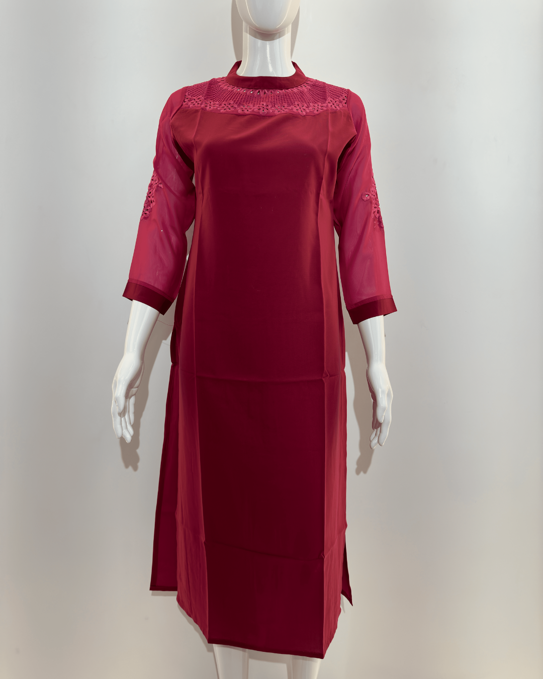 Unique Georgette Straight Kurti