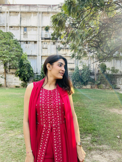 Image of Designer Georgette Traditional 3 Piece