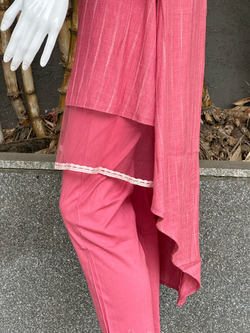 Image of Rayon Slub 3 Piece with Scarf & Lycra Pant