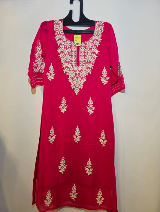 Georgette Straight Kurti