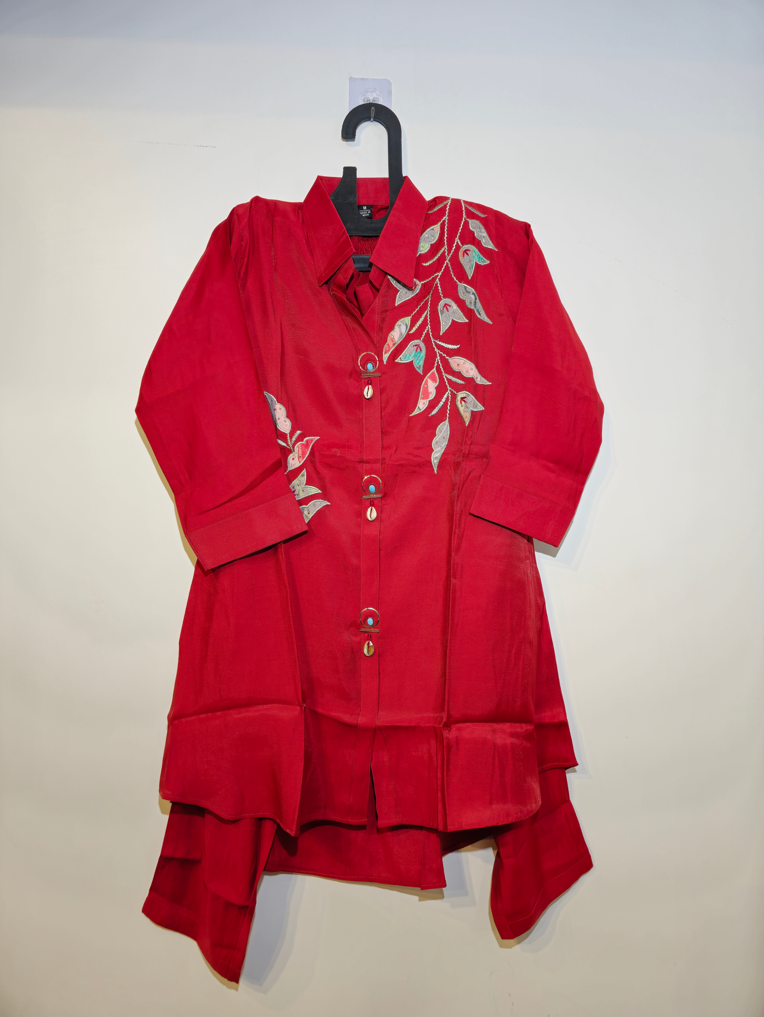 Designer Silk Coord Set