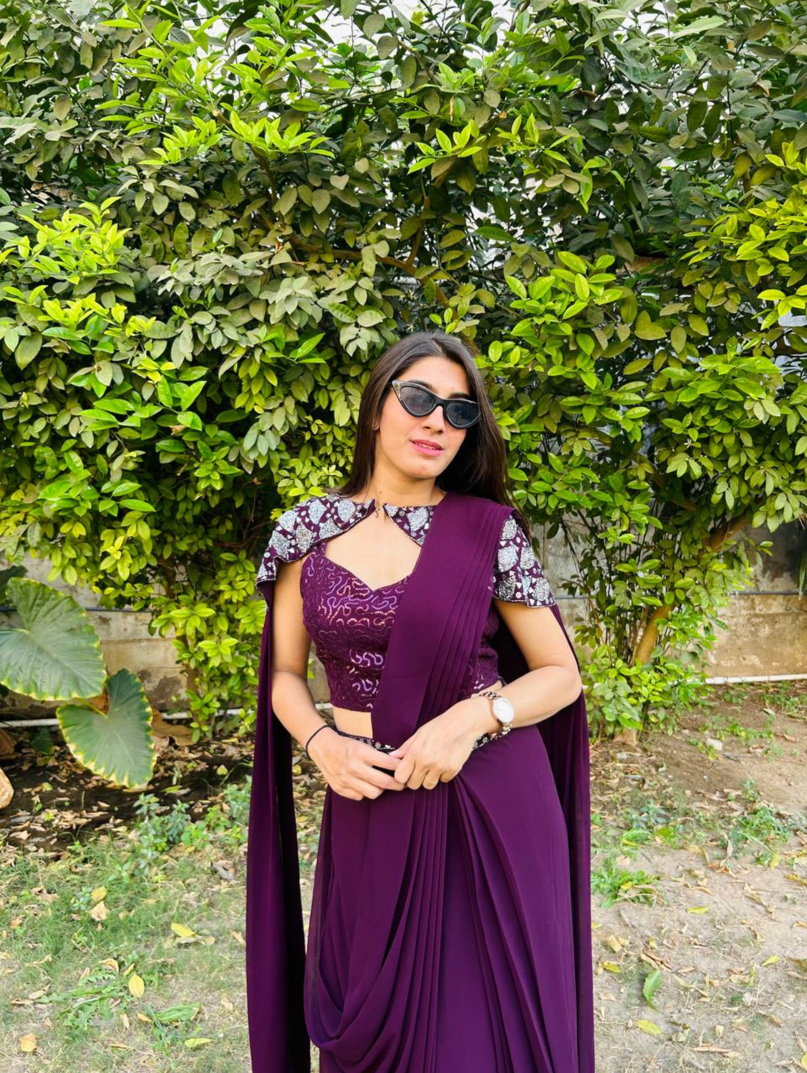 Georgette Traditional 3 Piece