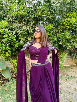 Image of Georgette Traditional 3 Piece