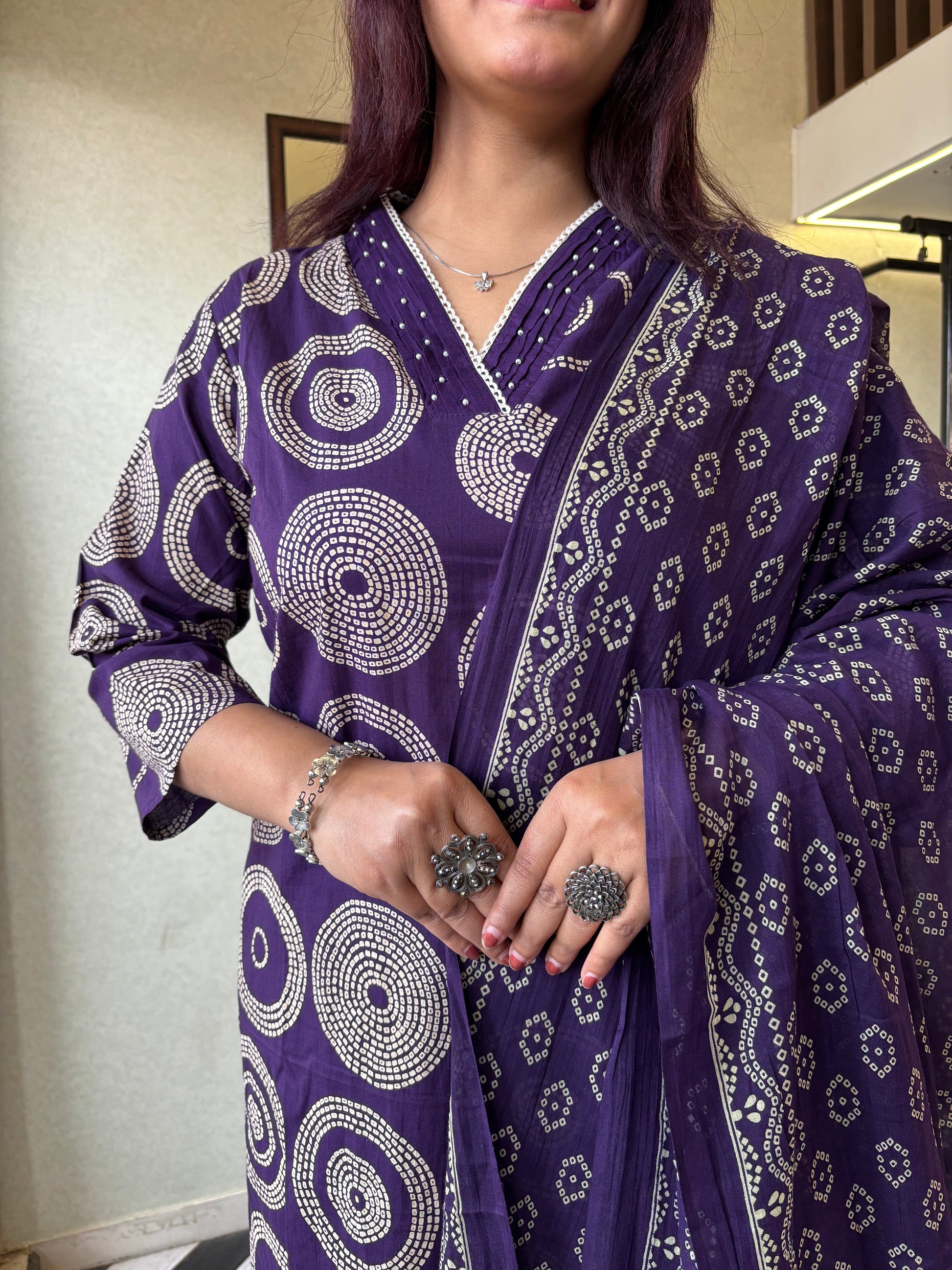 Pure Mull Cotton 3 Piece Cotton Set